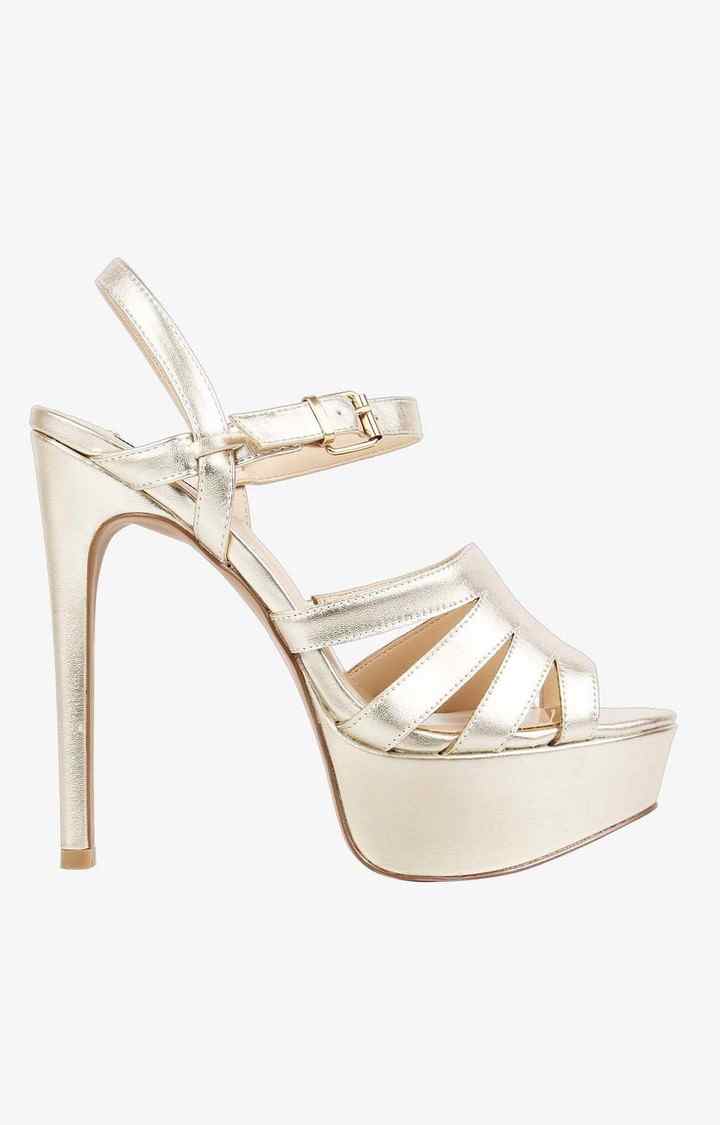 Salsa Yellow Heel Sandals