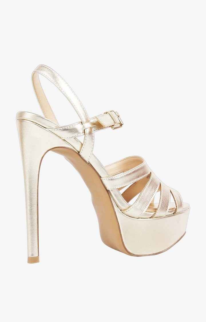 Salsa Yellow Heel Sandals