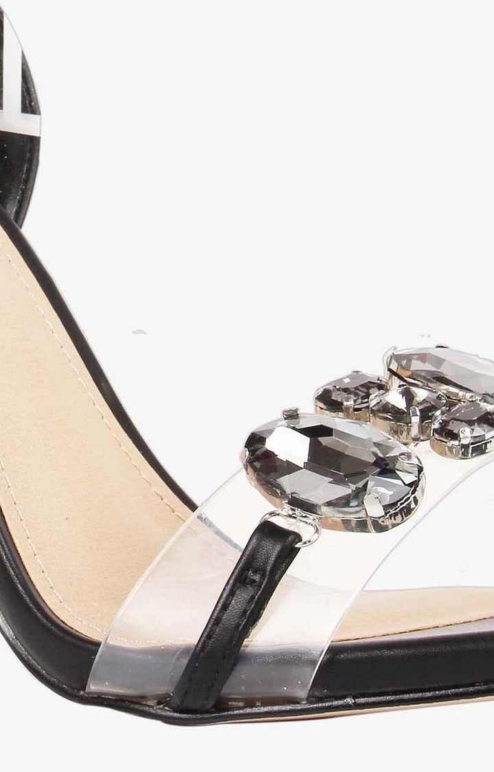Sophia Black Heel Sandals