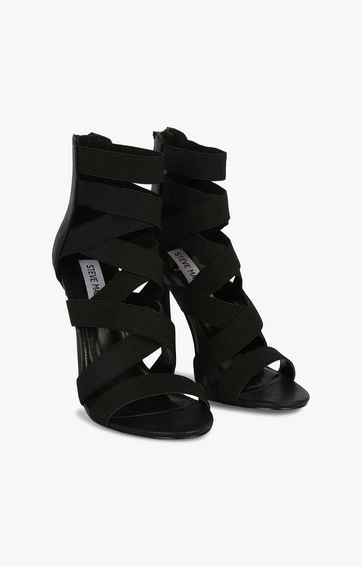 Strive Black Heel Sandals