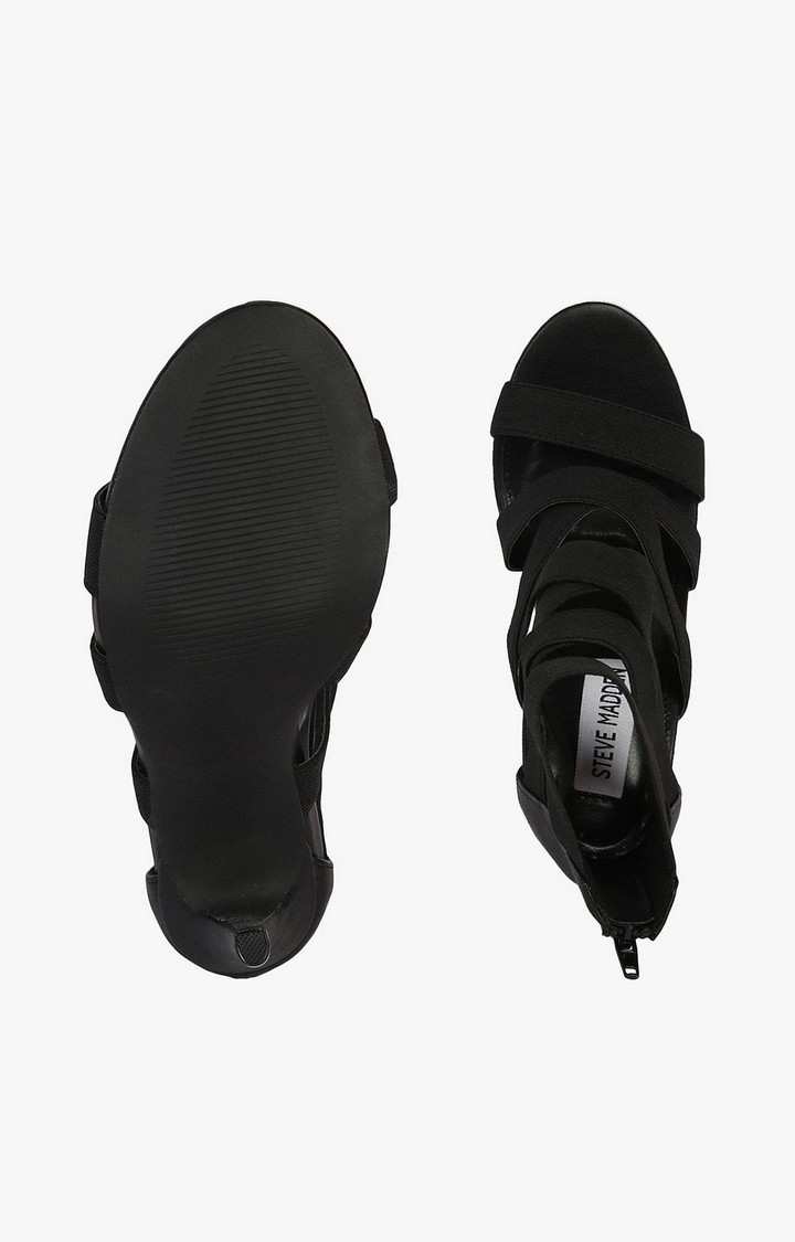 Strive Black Heel Sandals