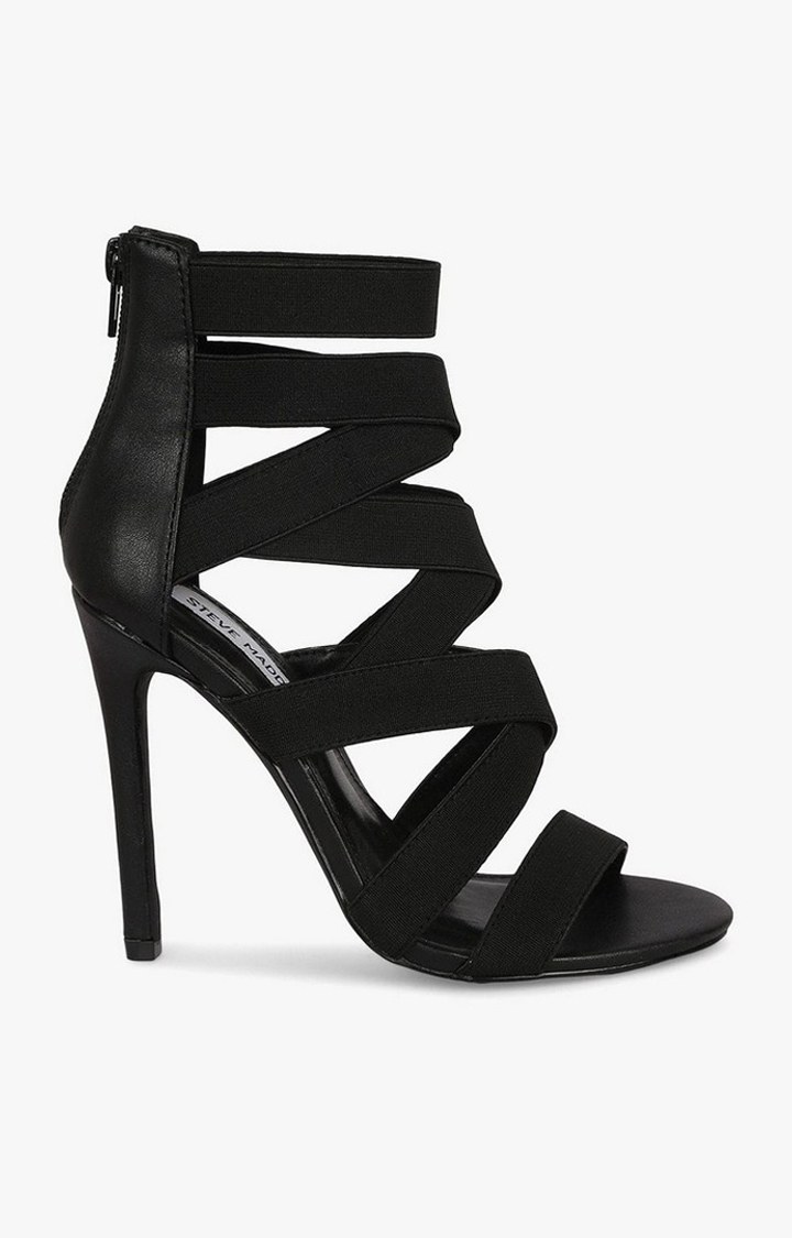 Strive Black Heel Sandals