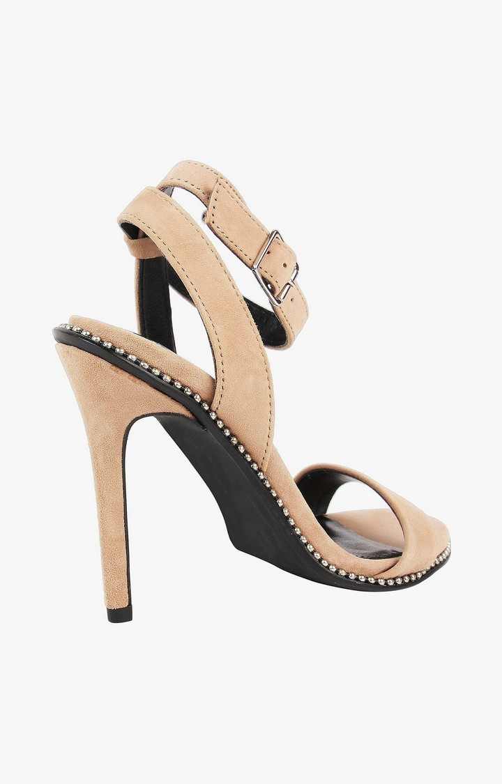 Sylvie Pink Heel Sandals