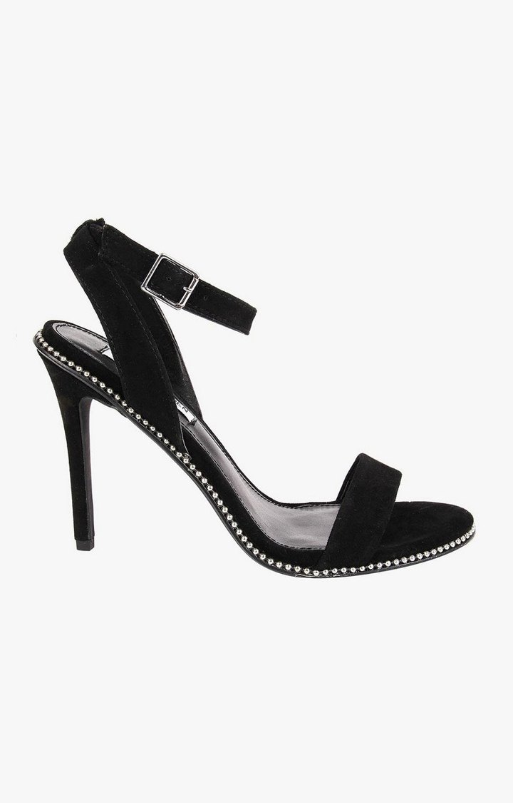 Sylvie Black Heel Sandals