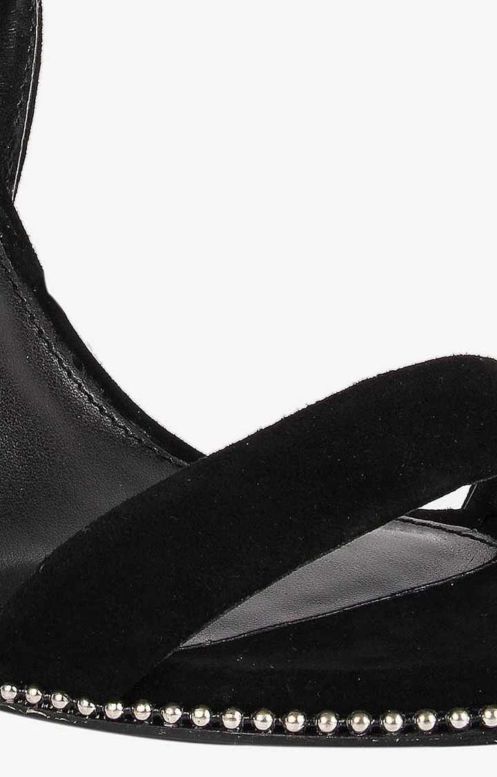 Sylvie Black Heel Sandals