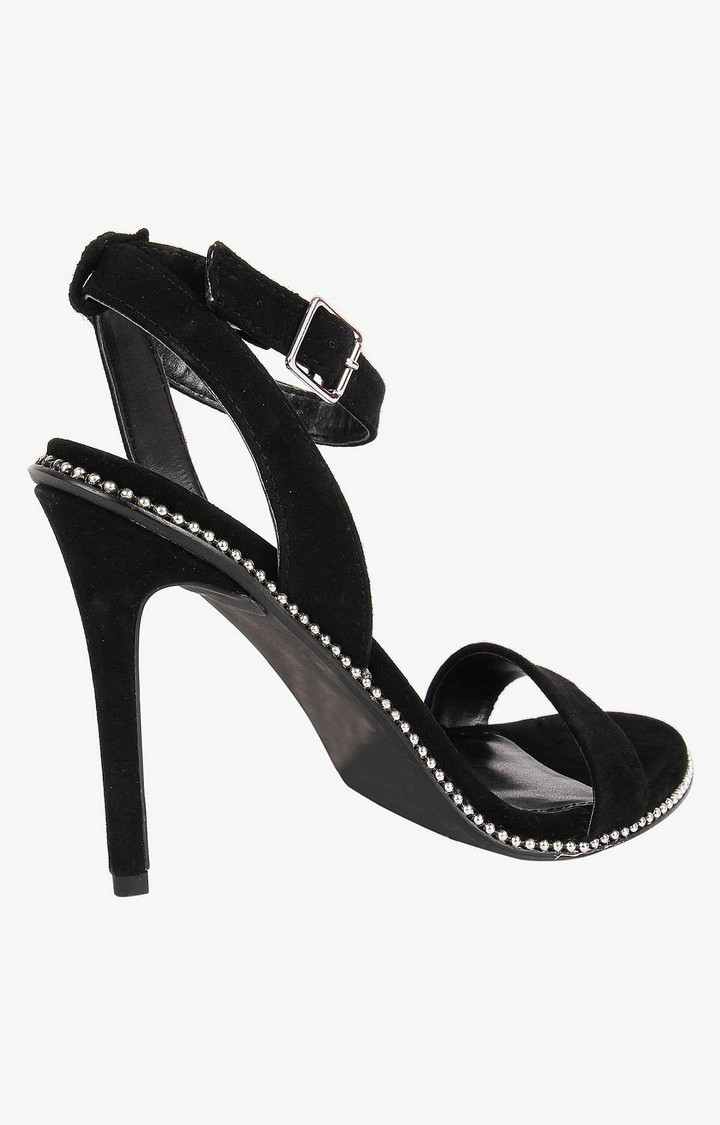 Sylvie Black Heel Sandals