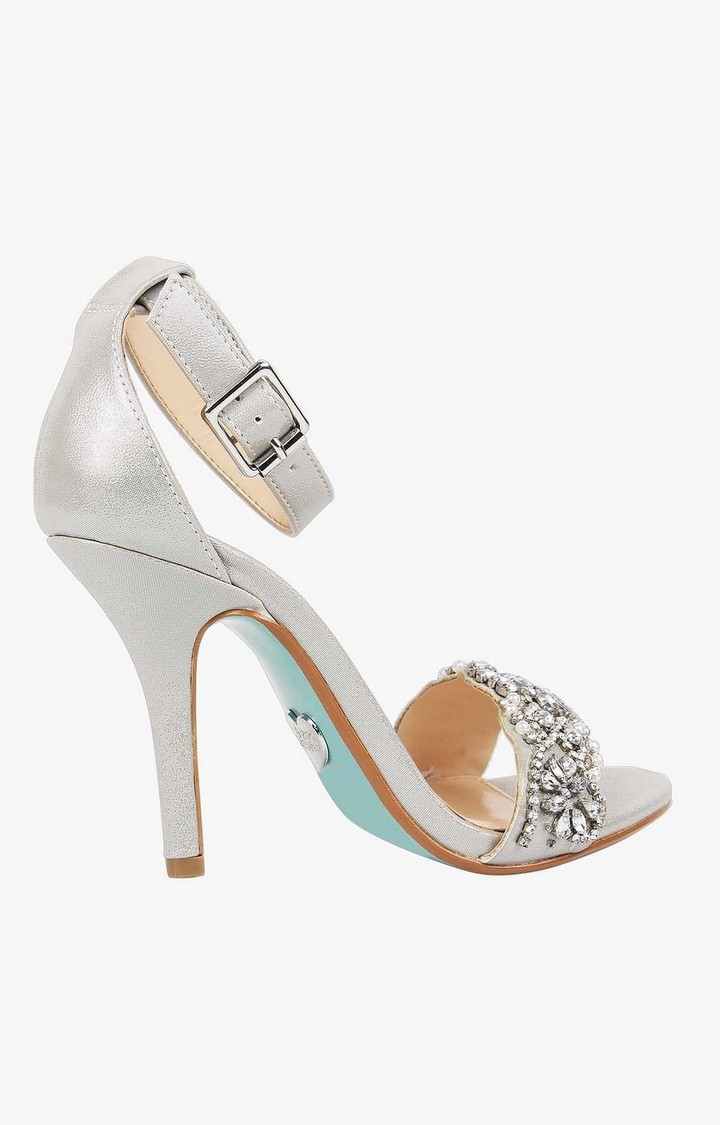 Sb-Juno Silver Heel Sandals