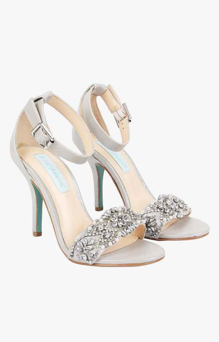 Sb-Juno Silver Heel Sandals