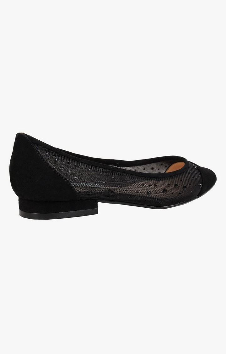Sb-Gracy Black Closed Flats & Ballerinas