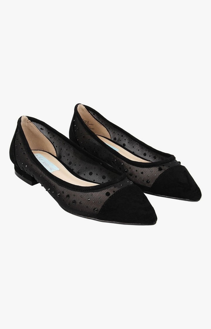 Sb-Gracy Black Closed Flats & Ballerinas