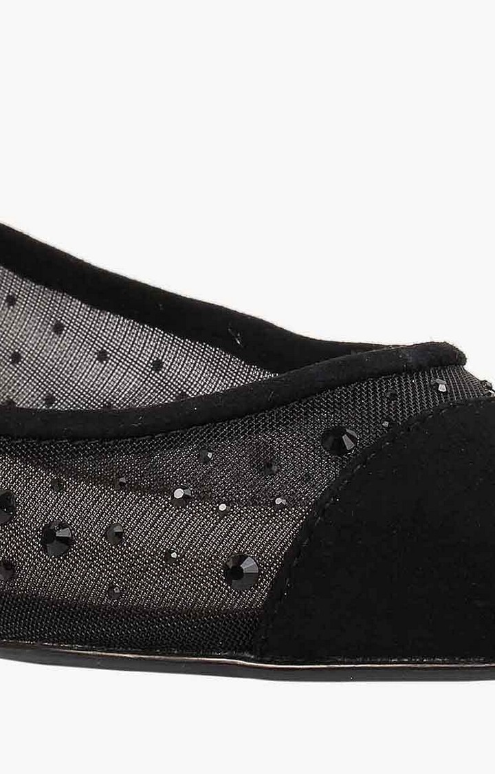 Sb-Gracy Black Closed Flats & Ballerinas