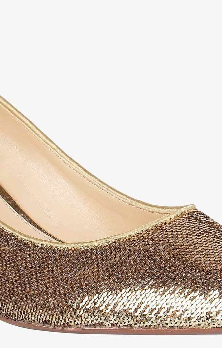 Sb-Kamie Gold Pumps