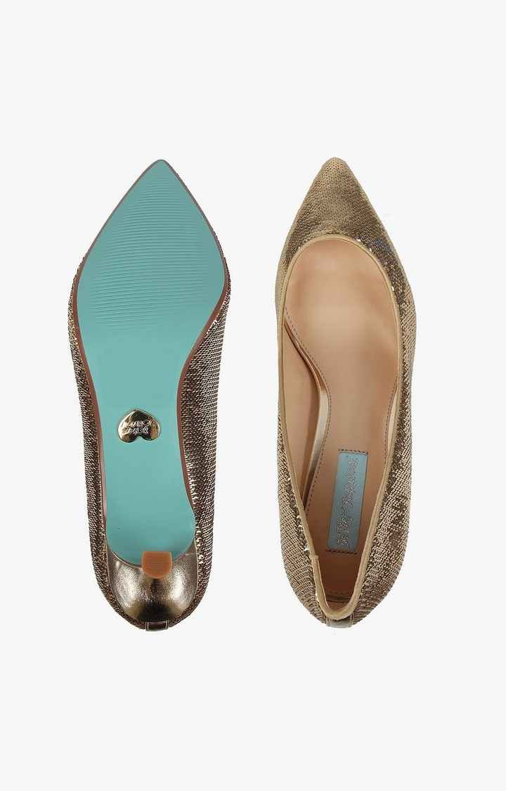 Sb-Kamie Gold Pumps