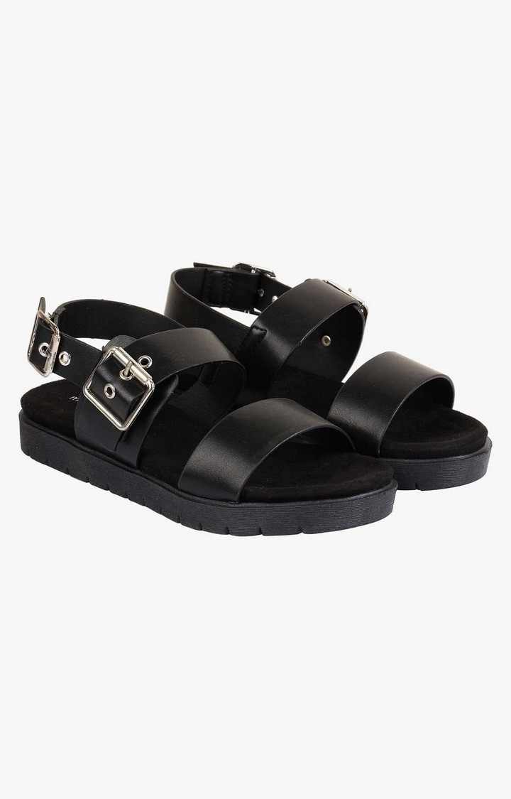 Sculpt Black Heel Sandals