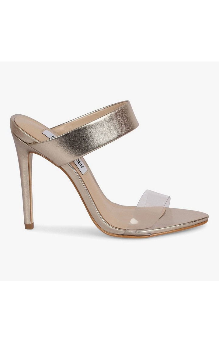 Amaya Metallic Heel Sandals