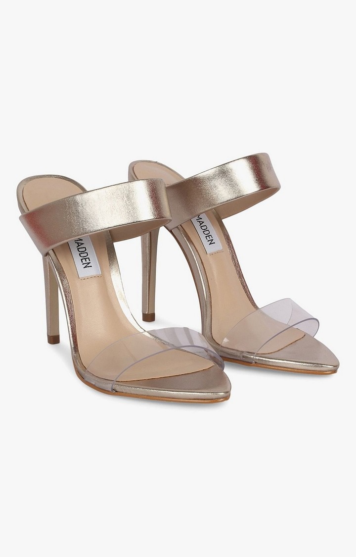 Amaya Metallic Heel Sandals