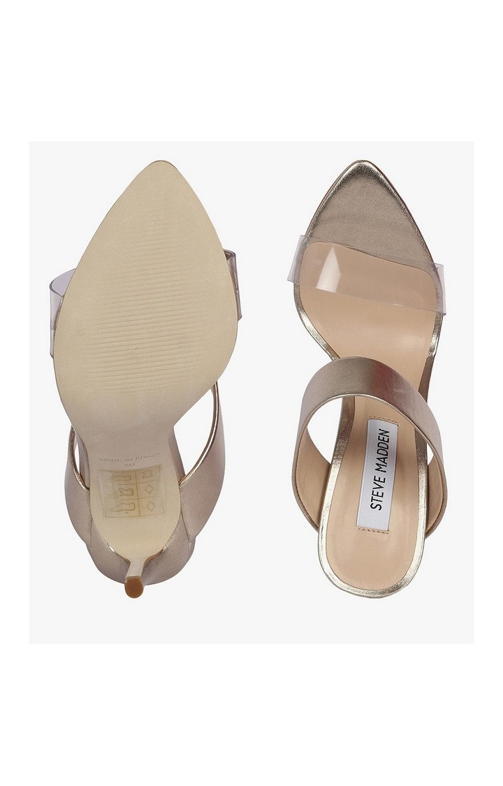 Amaya Metallic Heel Sandals