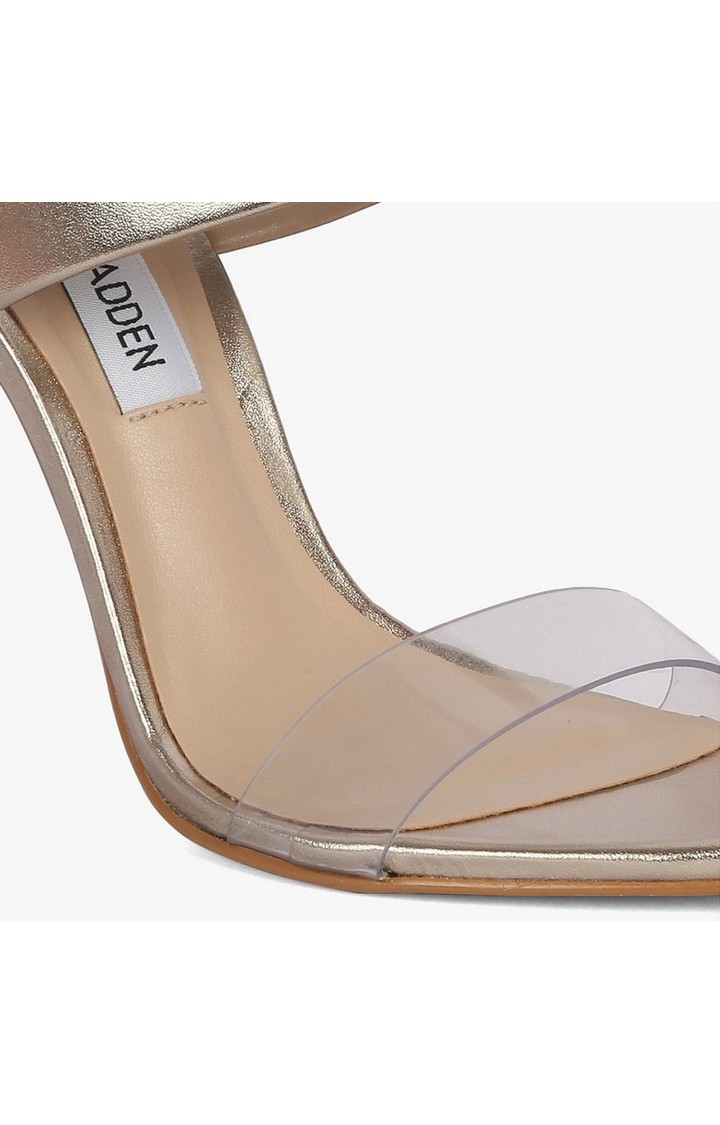 Amaya Metallic Heel Sandals