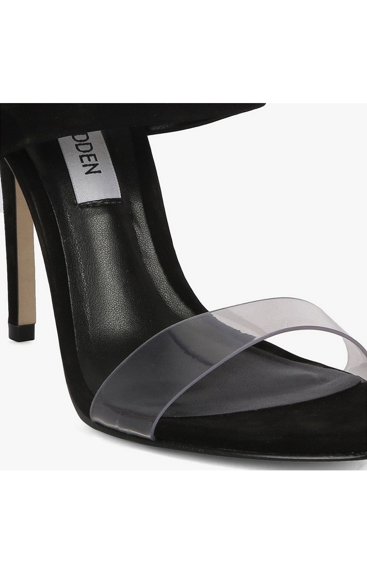 Amaya Black Heel Sandals