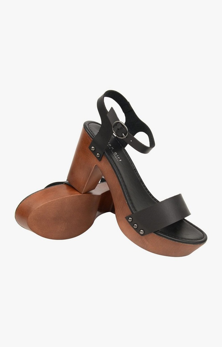 Lifft Black Heel Sandals