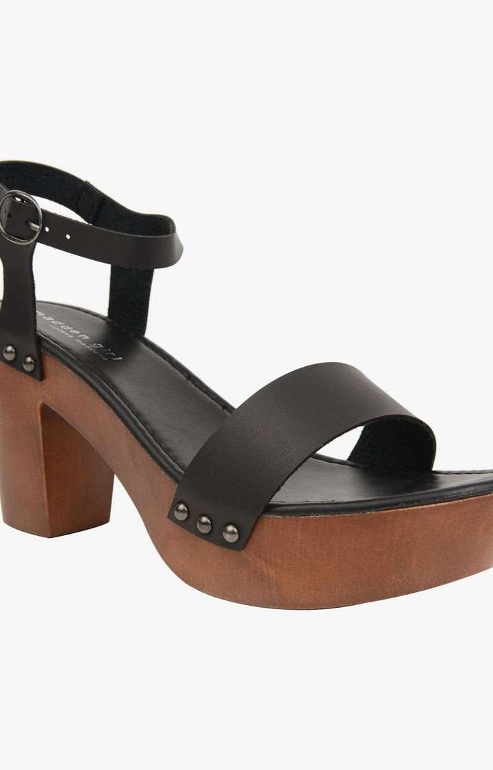 Lifft Black Heel Sandals