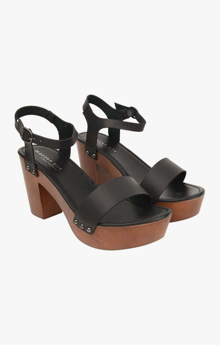 Lifft Black Heel Sandals