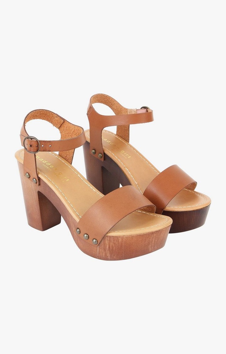 Lifft Brown Heel Sandals
