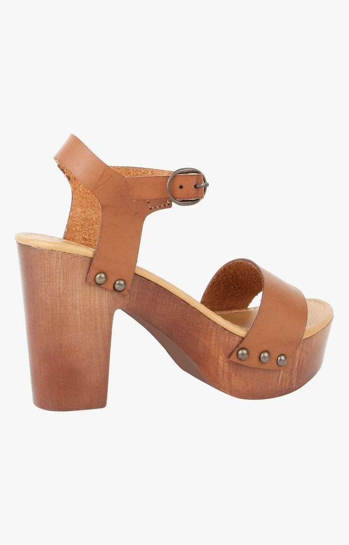 Lifft Brown Heel Sandals
