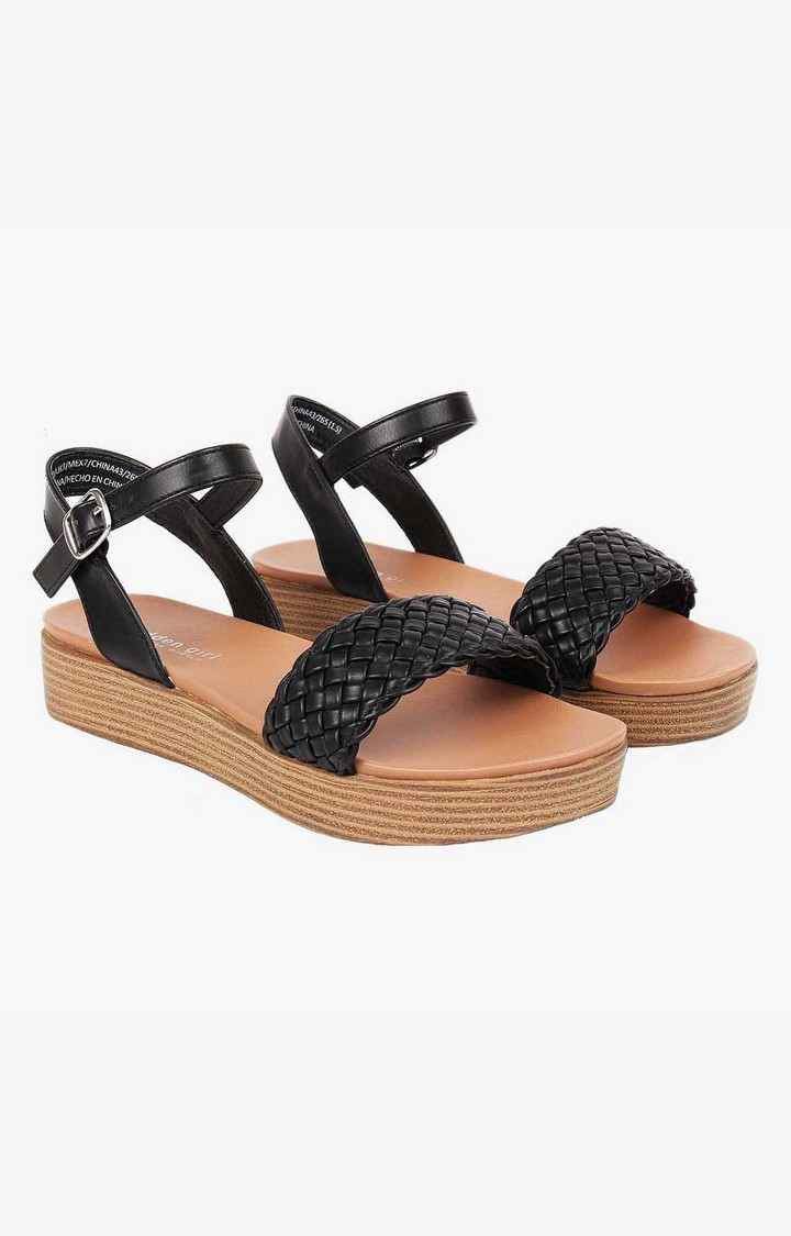 Raft Black Wedges