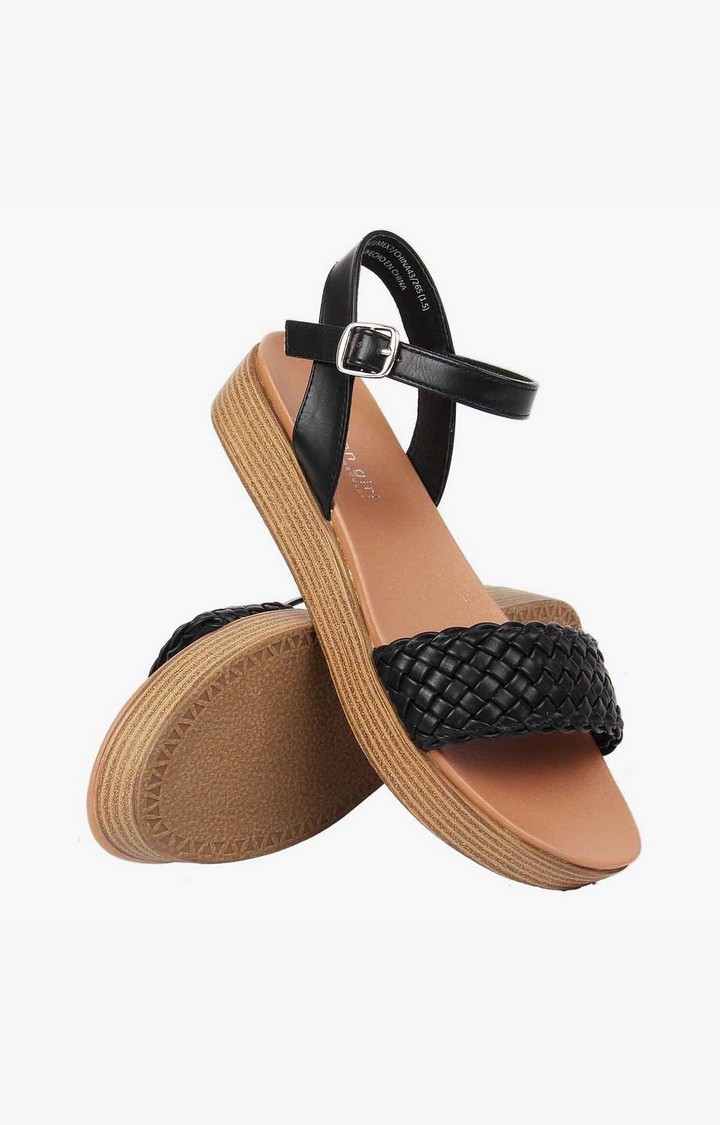 Raft Black Wedges