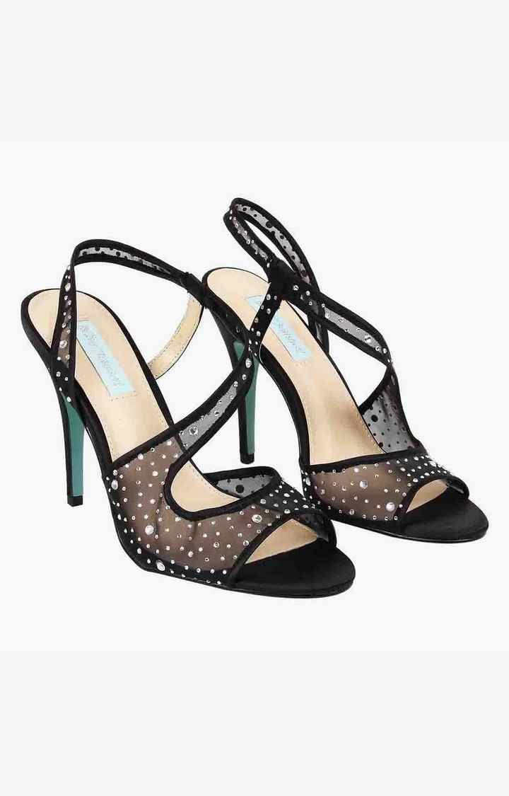 Sb-Fey Black Heel Sandals
