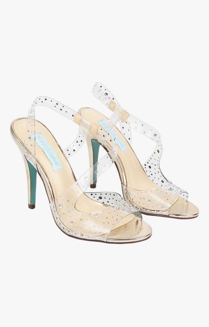 Sb-Fey Pink Heel Sandals