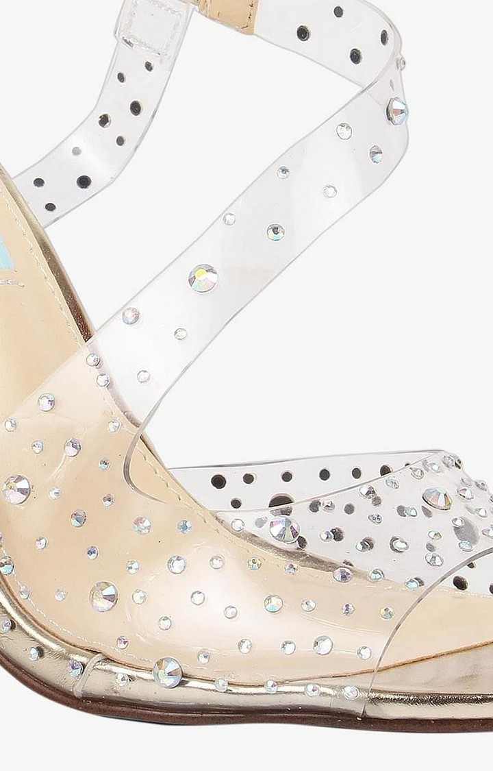 Sb-Fey Pink Heel Sandals