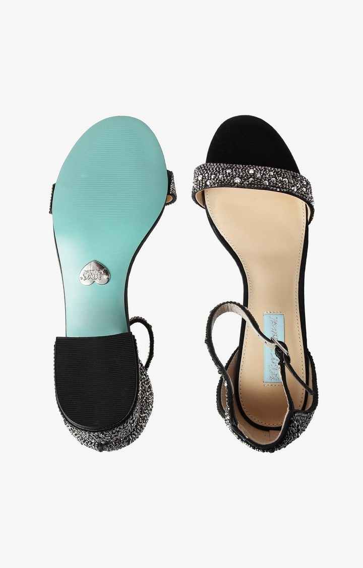 Sb-Mari Black Heel Sandals
