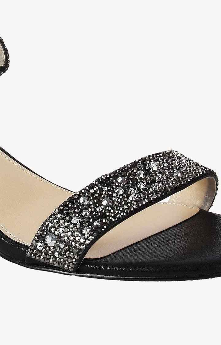 Sb-Mari Black Heel Sandals