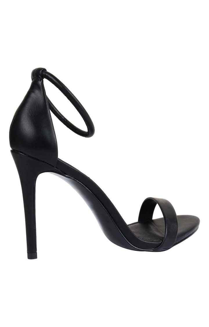 Soph Black Heel Sandals