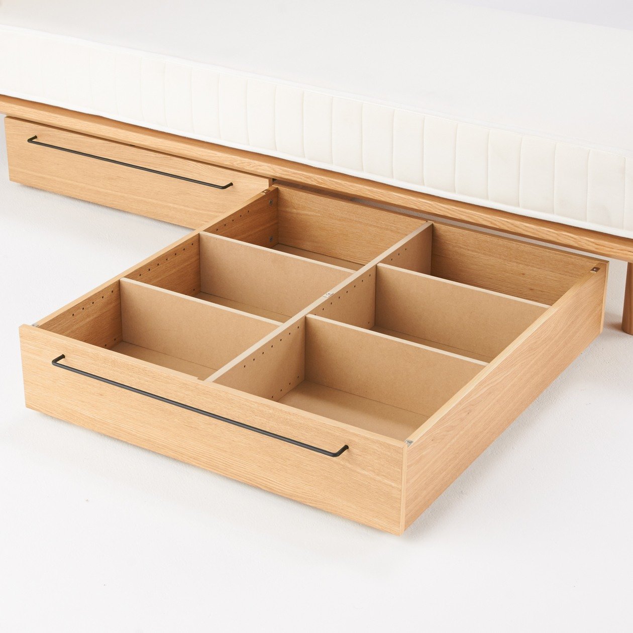 MUJI | BED FRAME / UNDERBED STORAGE / L / OAK