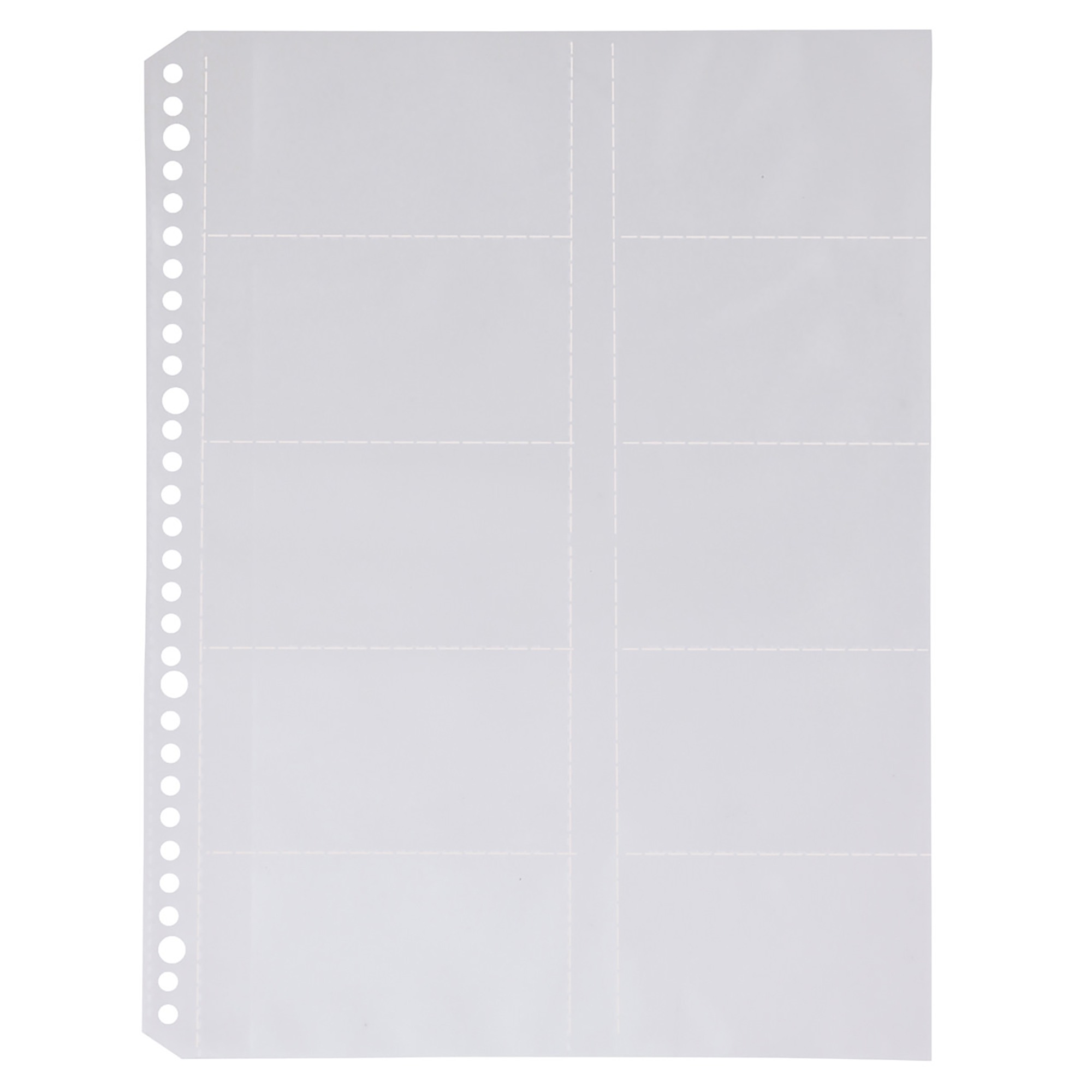 PP PUNCHED POCKETS REFILL / CARD TYPE