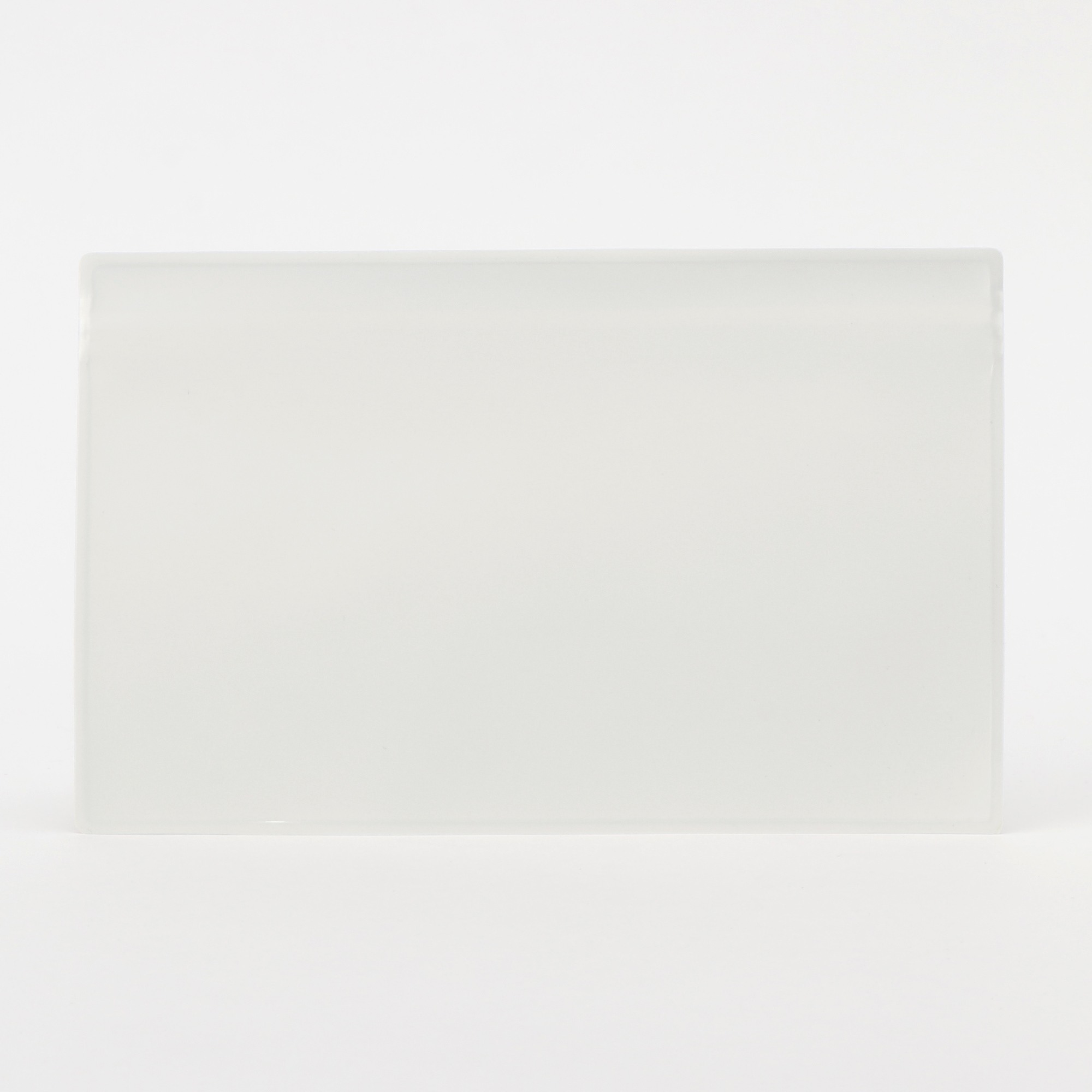 ONE-SIDE TRANSLUCENT POCKET FOLDER / WHITE GREY