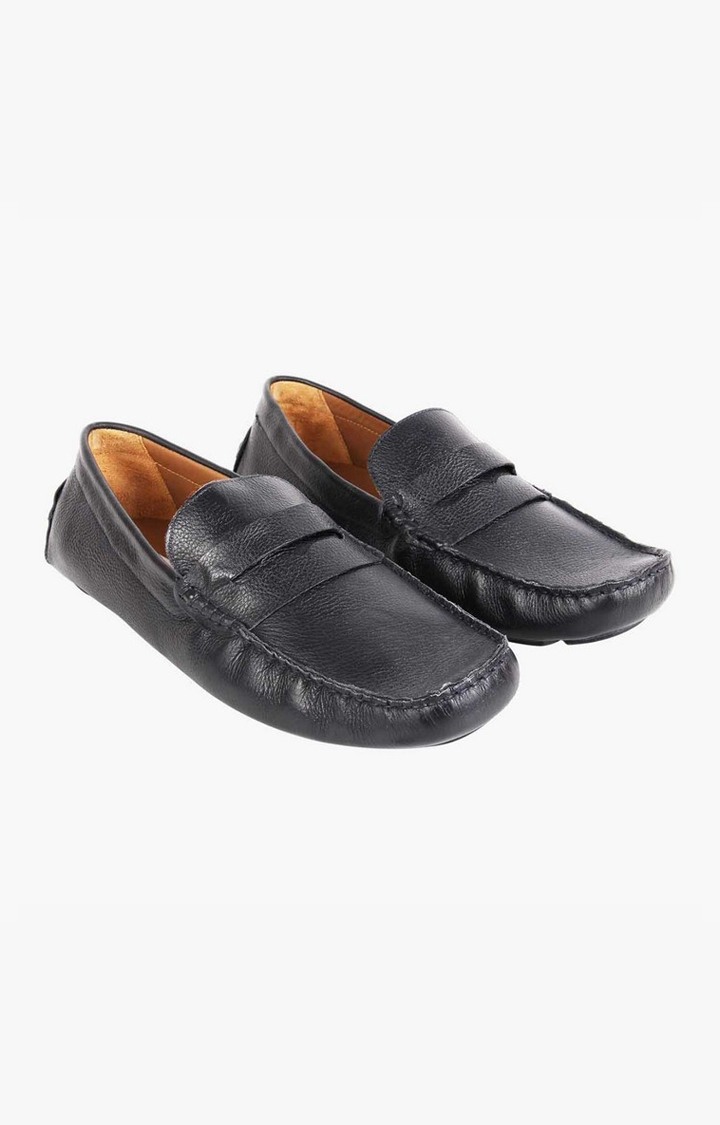 Droom Blue Driver Loafers