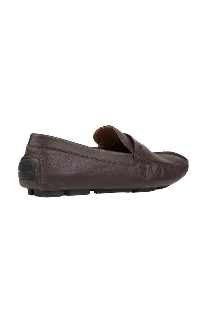 Droom Brown Driver Loafers