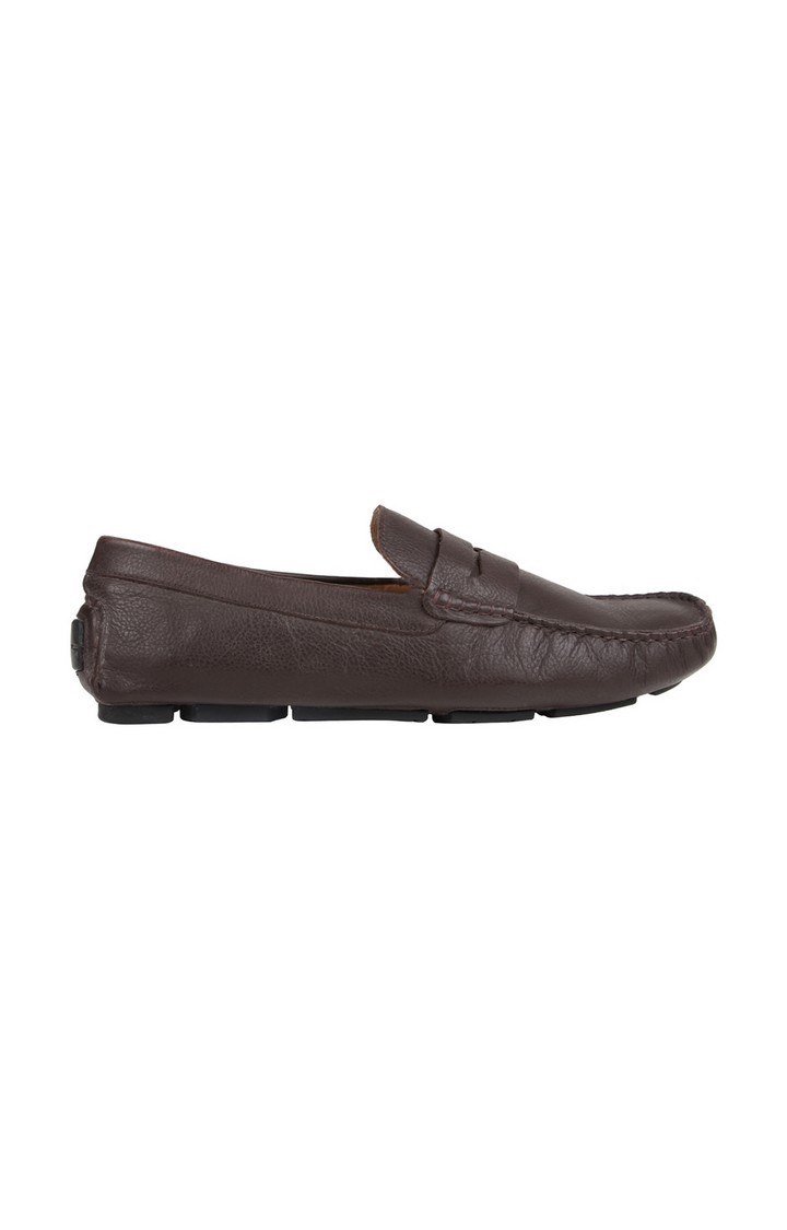 Droom Brown Driver Loafers