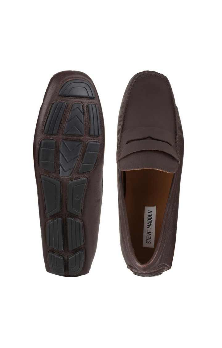 Droom Brown Driver Loafers