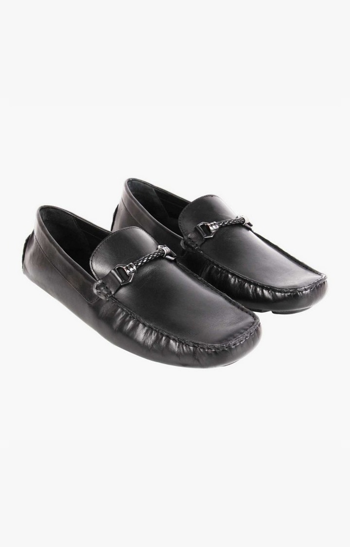 Kane Black Driver Loafers