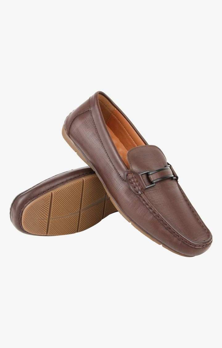 Dezi Brown Driver Loafers