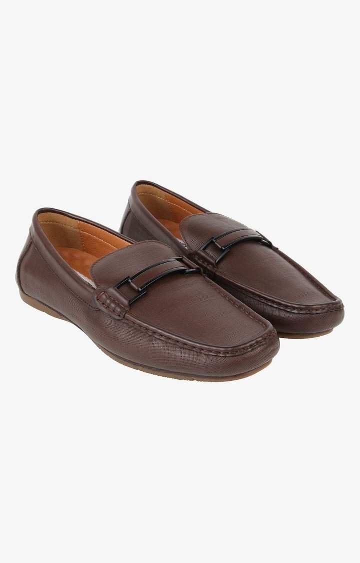 Dezi Brown Driver Loafers