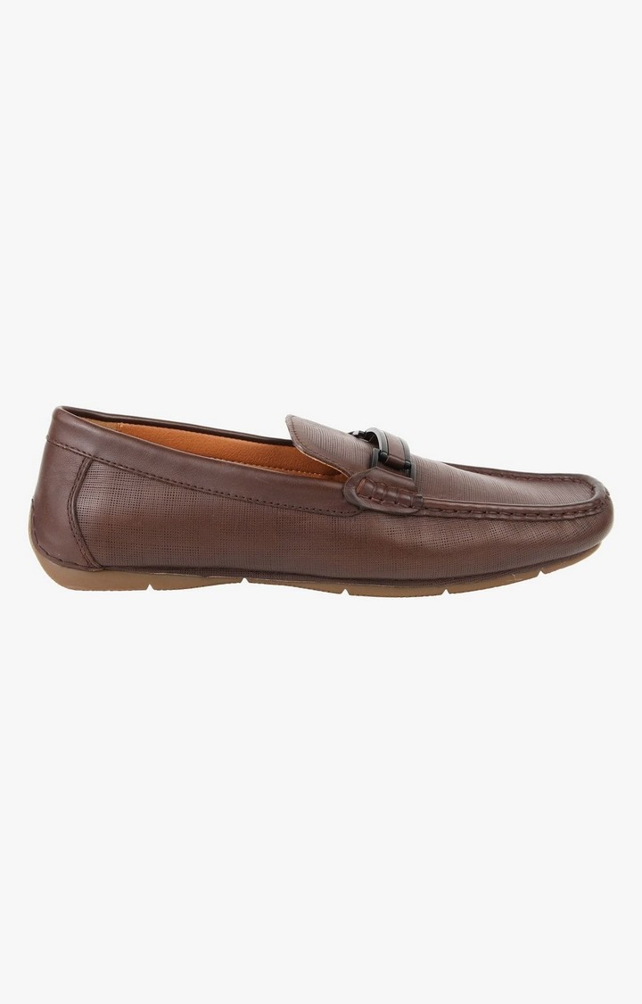 Dezi Brown Driver Loafers