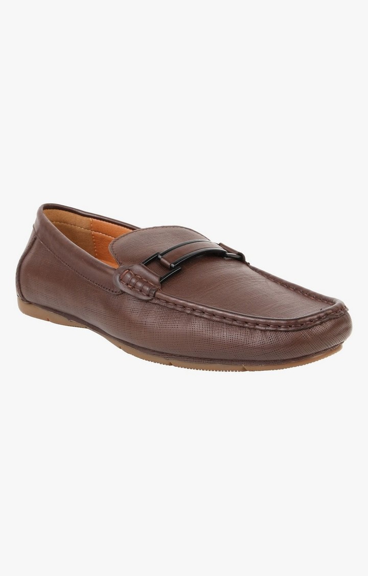 Dezi Brown Driver Loafers