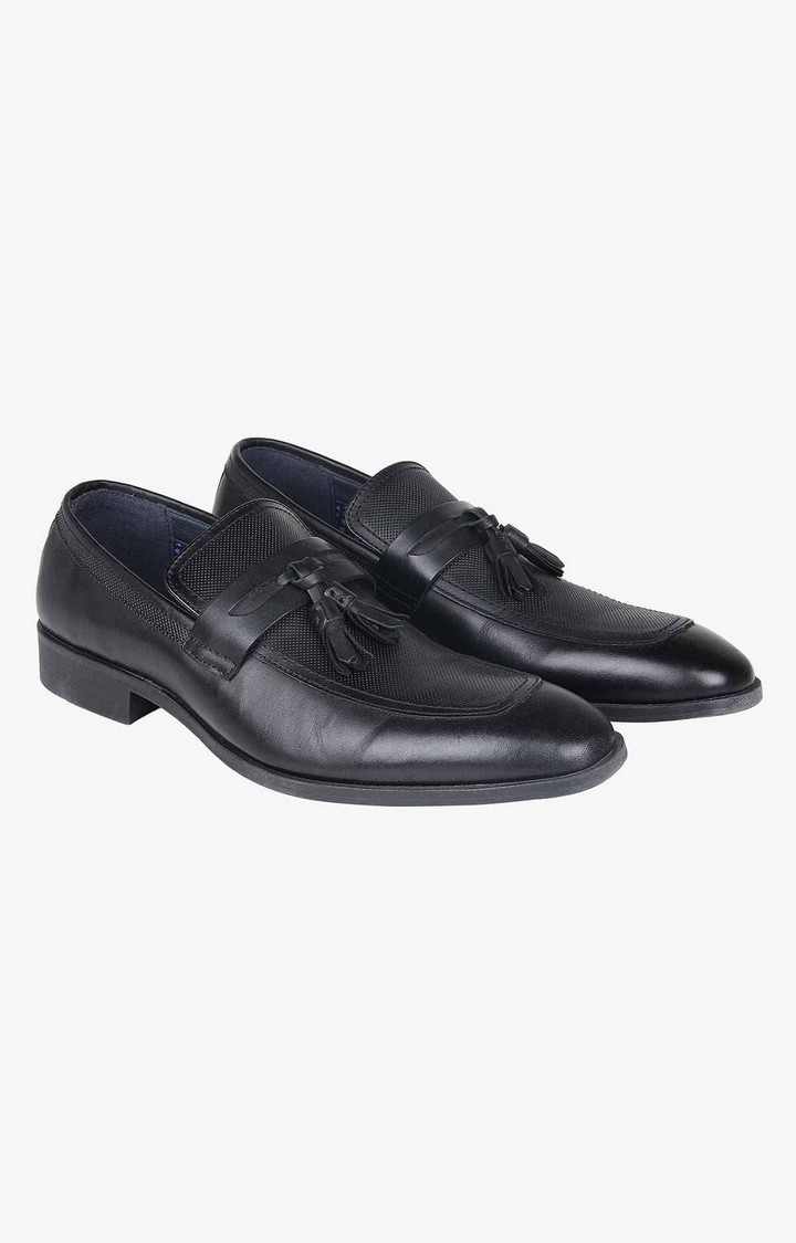 P-Talbot Black Driver Loafers