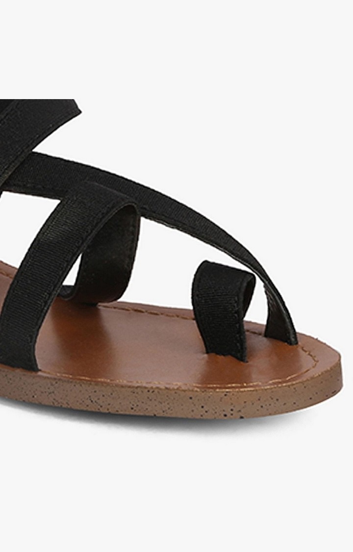 Flexie Black Flats